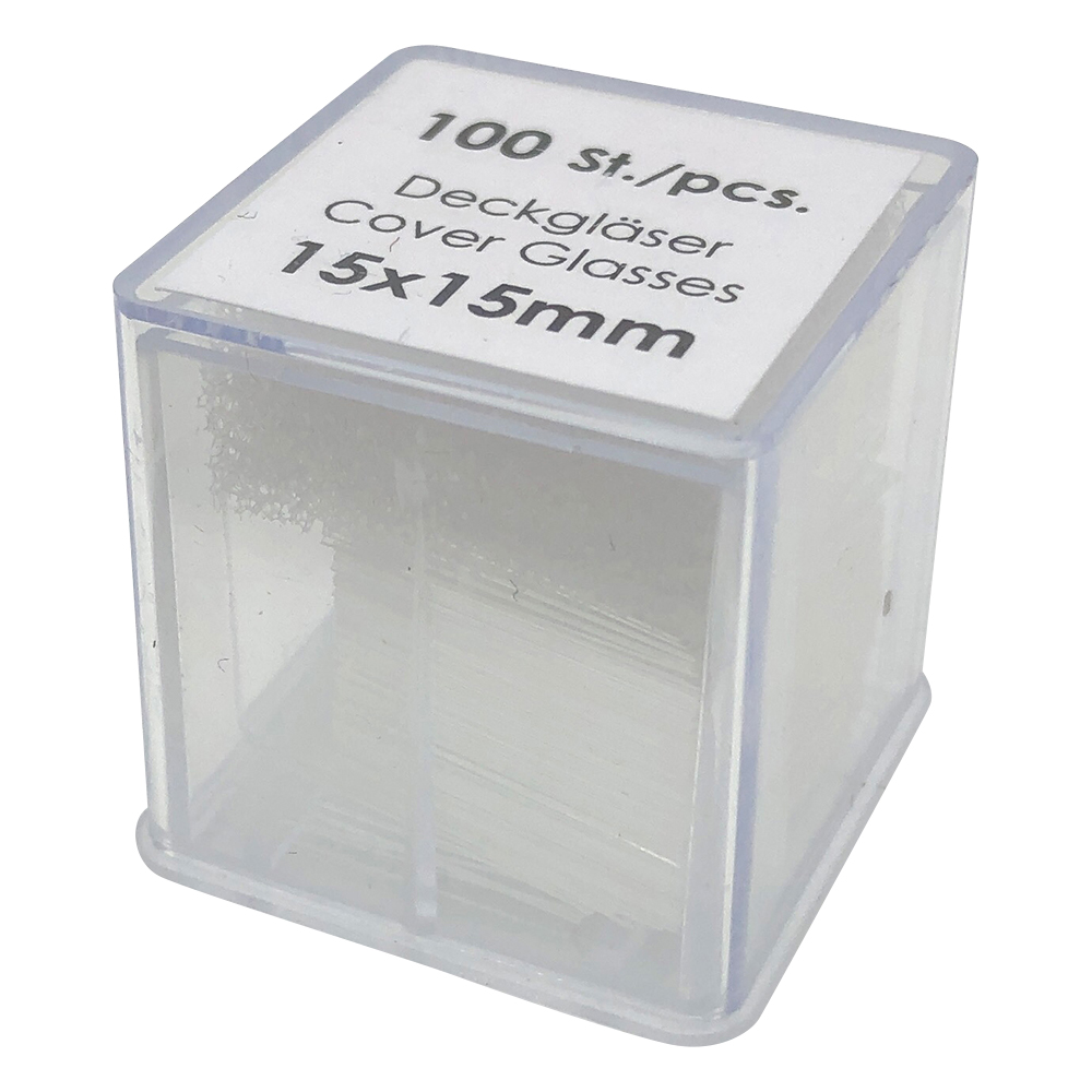 Cover Glass 15 x 15mm 100 Pieces x 10 Boxes