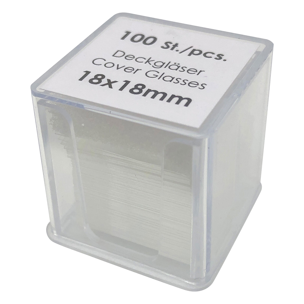 Cover Glass 18 x 18mm 100 Pieces x 10 Boxes