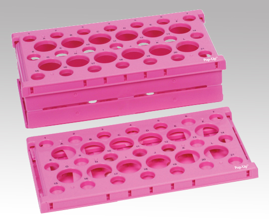 Folding Rack For Tube Centrifuge 15mL x 21 Pcs 50mL x 12 Pcs Pink