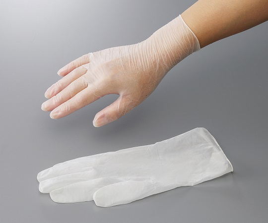 AZFIT Super Pure Gloves PVC Powder Free Clean Pack S 1 box (50 Pieces/Bag x 2 Bags)