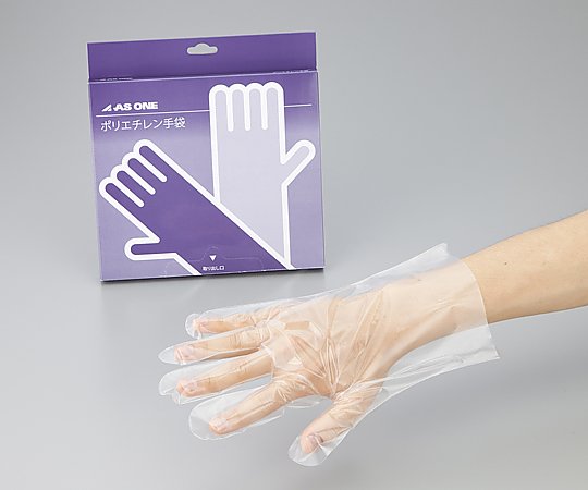 Polyethylene Gloves Economy Thin With Outer Emboss M 100 Pieces