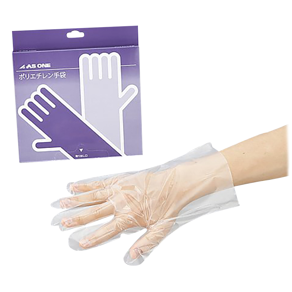 Polyethylene Gloves Economy Thin With Outer Emboss L 100 Pieces