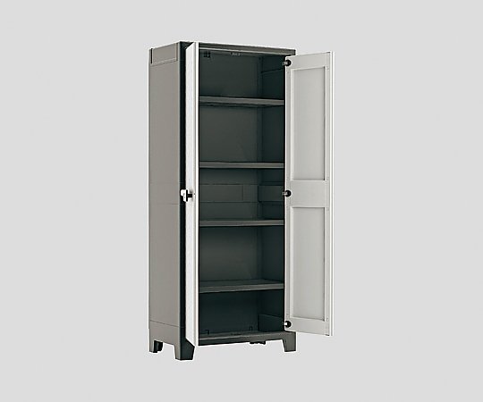 Plastic Cabinet (Tall, Double Door) 9760000 Assembled