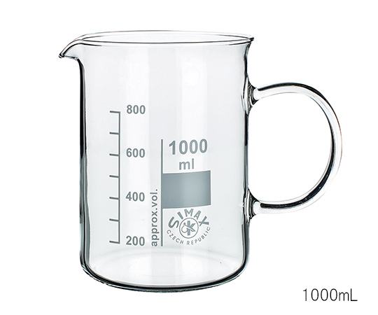 Glass Beaker with Handle 600mL