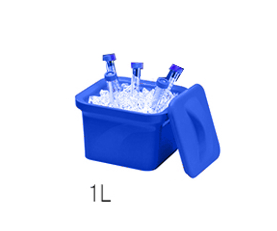 Ice Pan with Lid1L Blue