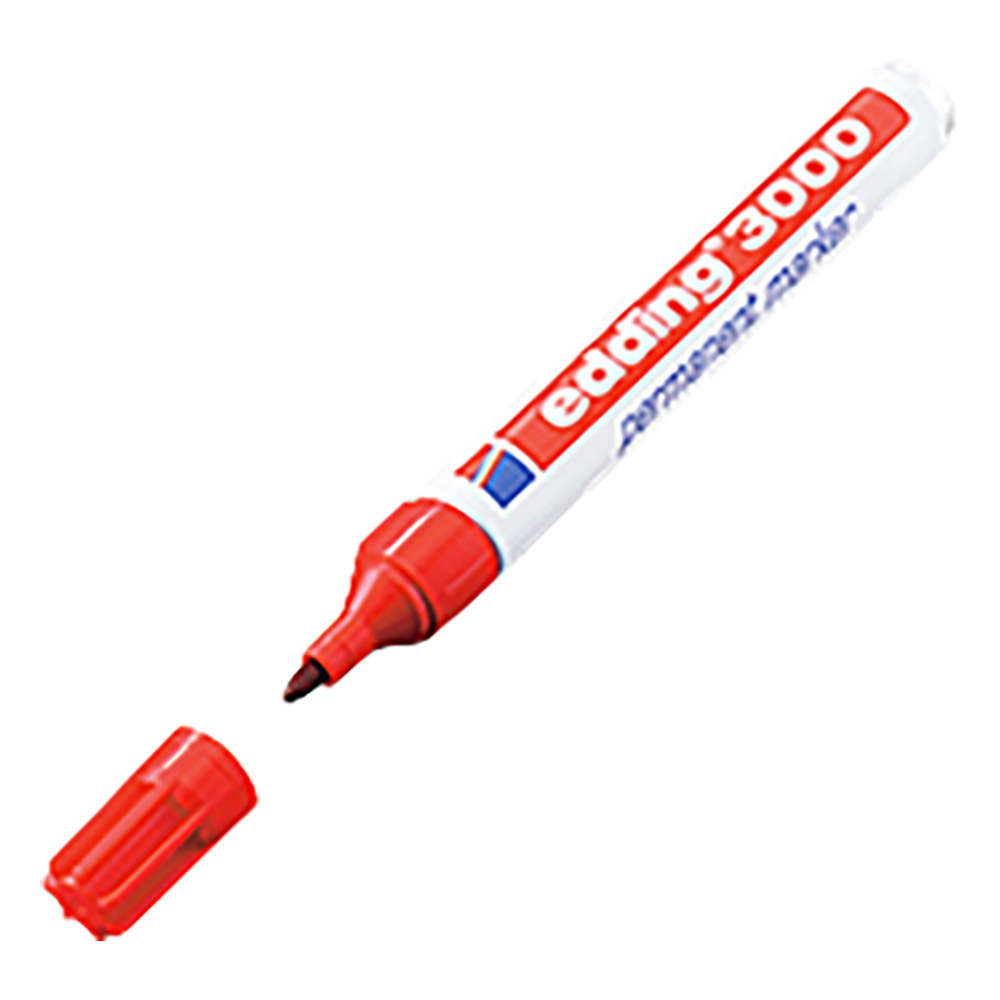 Lab Pen (Edding) Thick Red 1.5 - 3mm