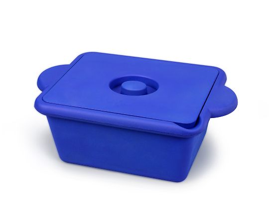Ice Bucket (With Lid And Handle) Square (Blue) 4L