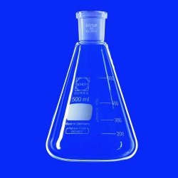 Glass conical flask 500ml, joint size 29/32